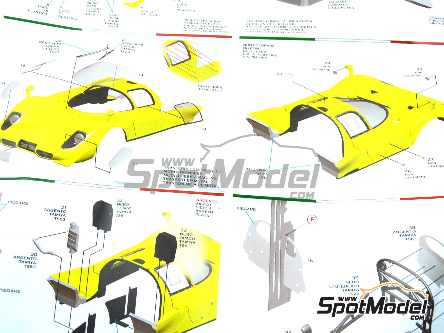 Ferrari 512S Coupé E.Francorchamps 1000kms Spa 1970 #23 Bell/de Fierlant Tameo Montegrosso series MTG005 kit outlet 1:43